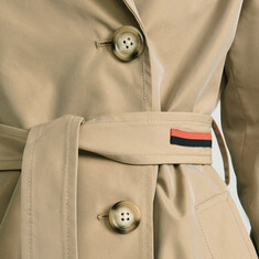 22FW 더 록스 ROX 벨티드 트렌치코트 OW22P4 KHAKI 썸네일 3
