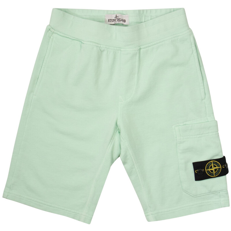 23SS 키즈 와펜 패치 포켓 숏 팬츠 781661840 V0052 - Stone Island