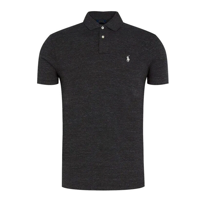 24SS 그레이 포니 슬림핏 카라 티셔츠 710536856 031 - Polo Ralph Lauren