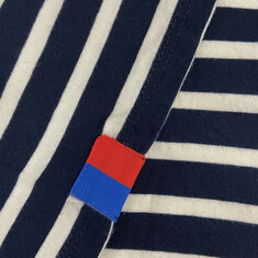 22FW 모던 롱 스트라이프 티셔츠 ML01 NAVY/CREAM 썸네일 3