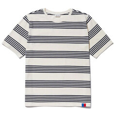 22FW 모던 번들 스프라이프 티셔츠 MS04S4 CREAM/NAVY 썸네일 1
