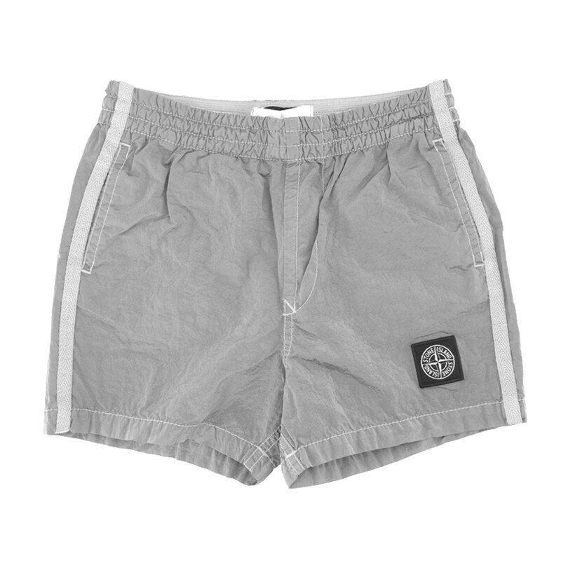 24SS 키즈 로고 패치 스윔 숏팬츠 8016B0243 V0061 - Stone Island