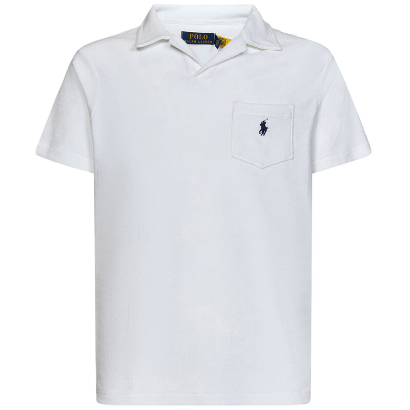 24SS 포니 자수 포켓 카라 티셔츠 710901044 001 - Polo Ralph Lauren