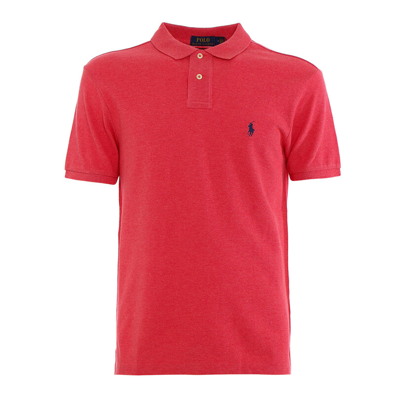 24SS 블루 포니 슬림핏 카라 티셔츠 710536856 267 - Polo Ralph Lauren