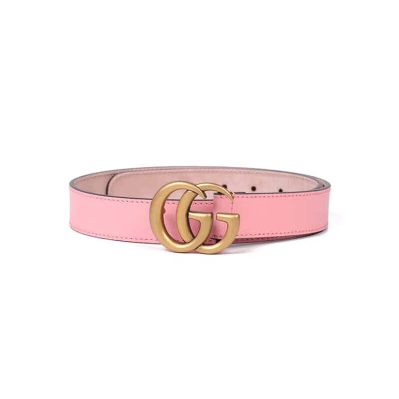 22FW 키즈 GG 버클 벨트 핑크 432707 1OY0G 5815 - Gucci