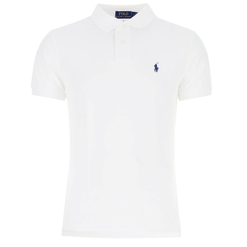 25SS 포니 자수 슬림핏 카라 티셔츠 710666998 002 - Polo Ralph Lauren