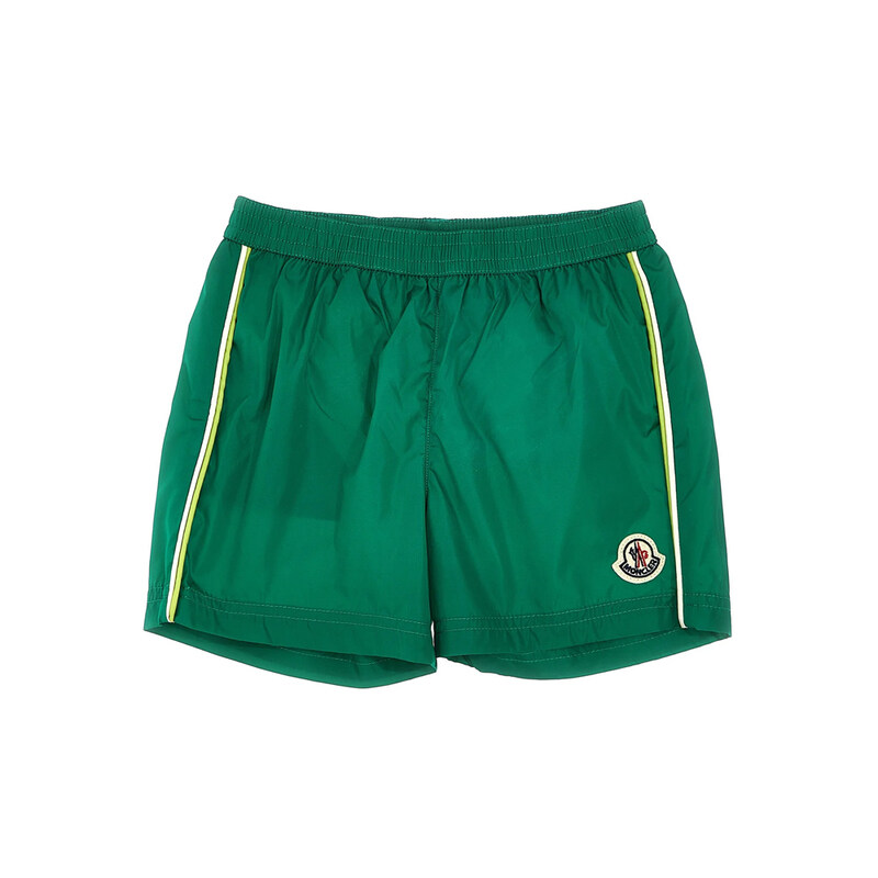 24SS 키즈 로고 패치 스윔 숏팬츠 2C000 05 53326 84M - Moncler