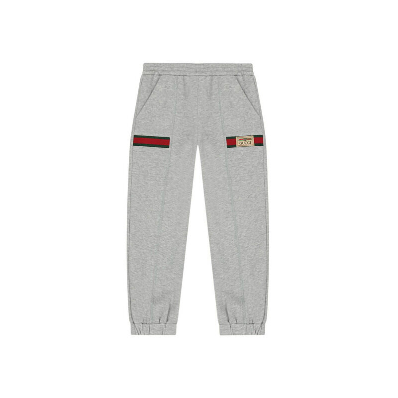25SS 키즈 여성 조거 팬츠 그레이 653667 XJDKA 1049 - Gucci