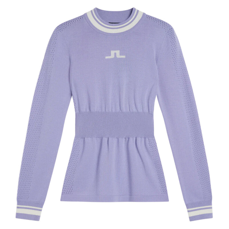 23FW 브리 BREE 로고 울 니트 라벤더 AWKW09381 Q066 - J.Lindeberg