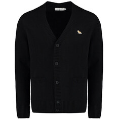 23FW 폭스 패치 브이넥 가디건 HM00501KT1006 P199 썸네일 1