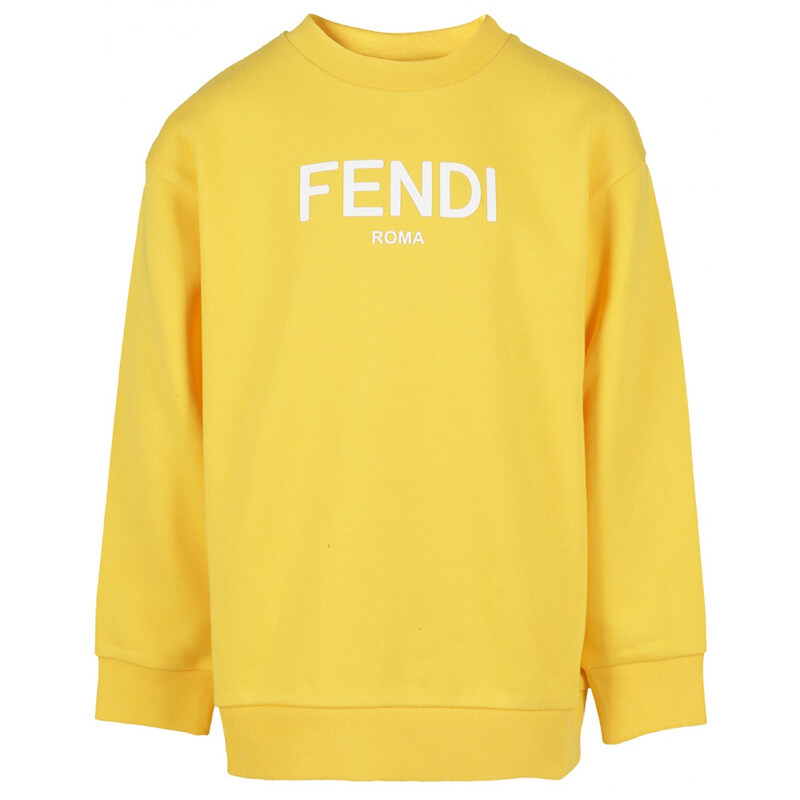 23SS 키즈 로고 프린팅 맨투맨 JUH051 5V0 F08HW - Fendi