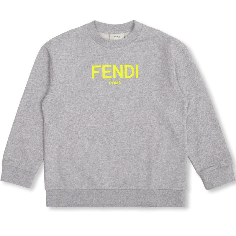 23FW 키즈 로고 프린팅 맨투맨 JUH051 5V0 F1L12 - Fendi