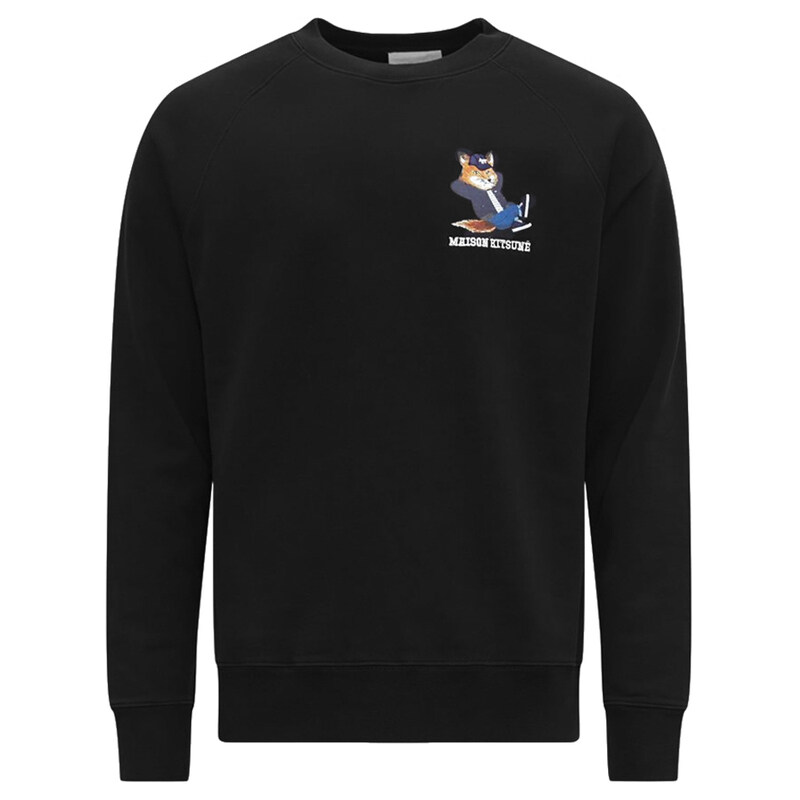 23FW 드레스 폭스 로고 맨투맨 JM00331KM0001 P199 - Maison Kitsune