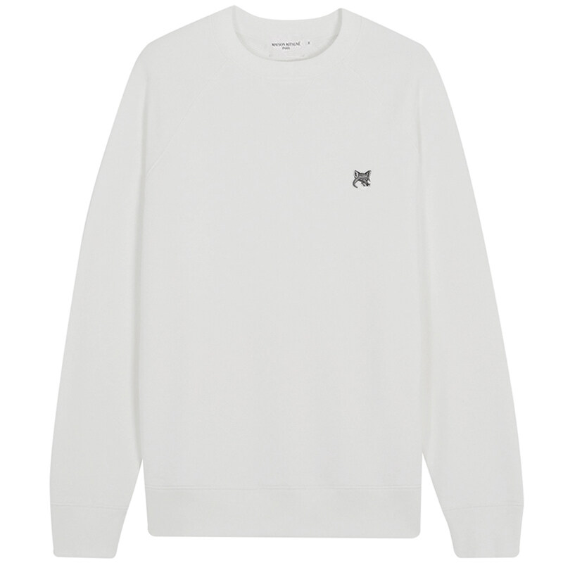 23FW 폭스 헤드 맨투맨 에크루 GM00333KM0002 P700 - Maison Kitsune