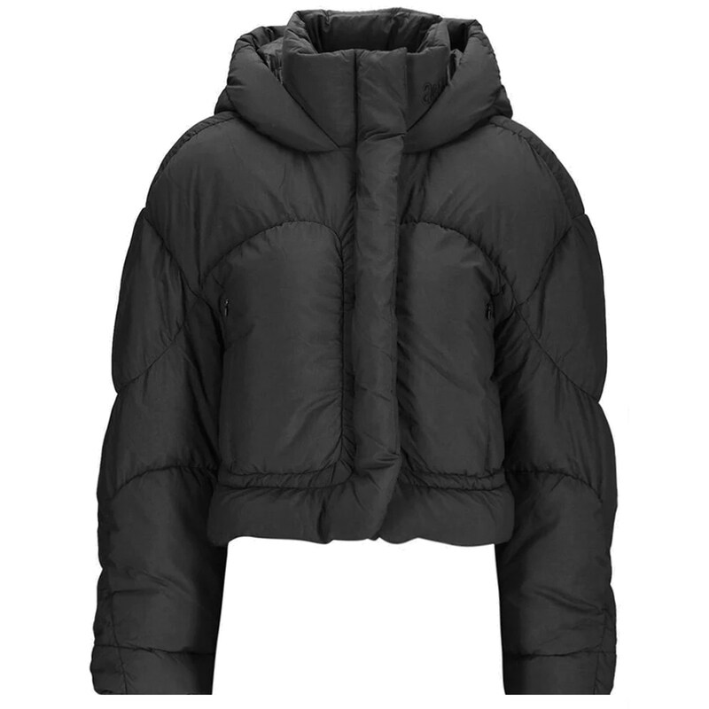 23FW FN-WN 넥 로고 자수 후드 패딩 자켓 A90550 900 - Acne Studios