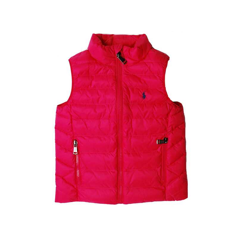 21FW 키즈 여성 포니 자수 베스트 321 847234 007 - Polo Ralph Lauren