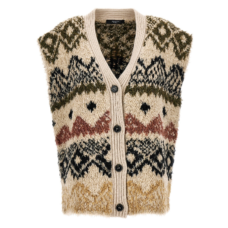 23FW 지로 GIRO 자카드 니트 조끼 2353560333 001 - Max Mara