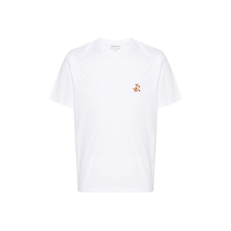 25SS 스피디 폭스 티셔츠 화이트 MM00125KJ0008 P100 - Maison Kitsune