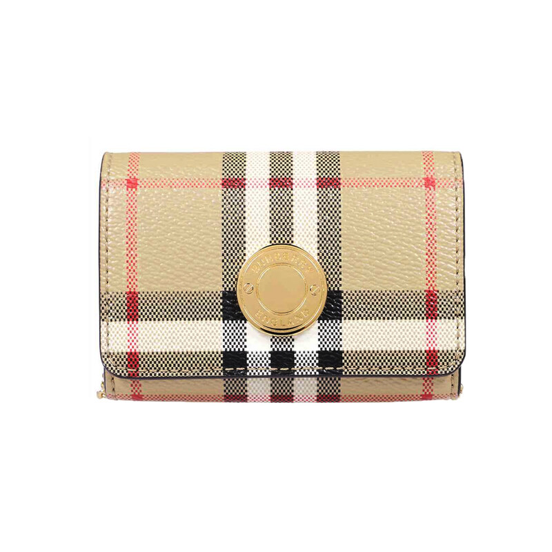24SS 빈티지 체크 체인 카드지갑 베이지 8066057 - Burberry