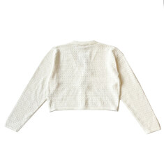 24FW 키즈 여성 로고 자수 가디건 4WBM14CARE 013 썸네일 2