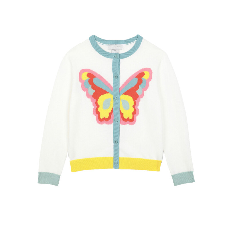 21SS 키즈 여성 버터플라이 가디건 602660 SQM08 9100 - Stella McCartney