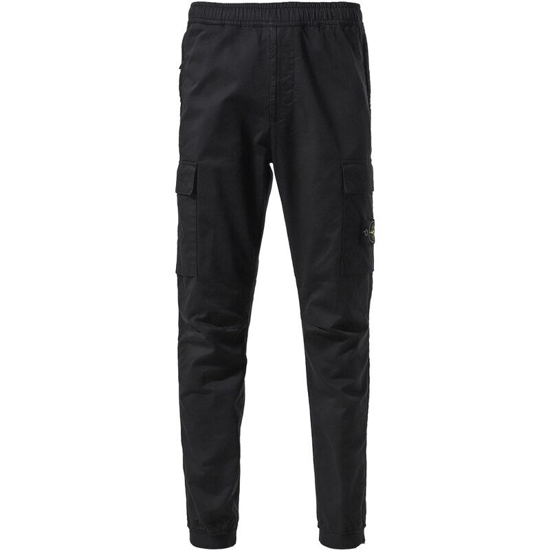 24FW 와펜 패치 카고 팬츠 블랙 811531314 A0029 - Stone Island