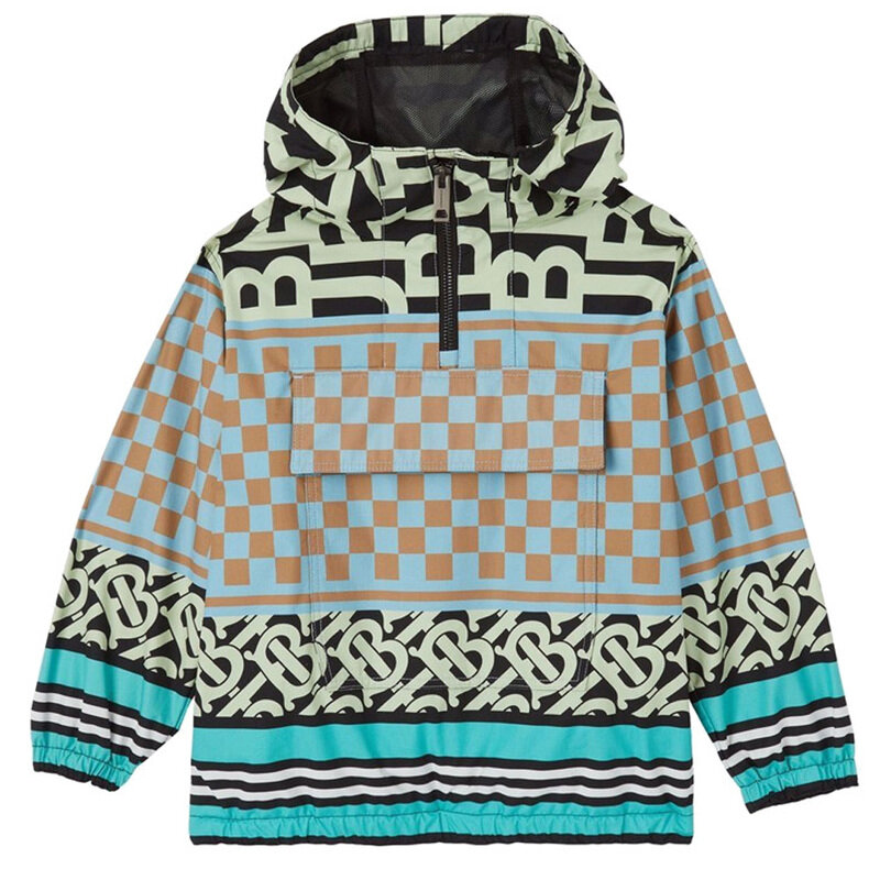 22SS 키즈 여성 프린트 후드자켓 멀티 8047942 - Burberry