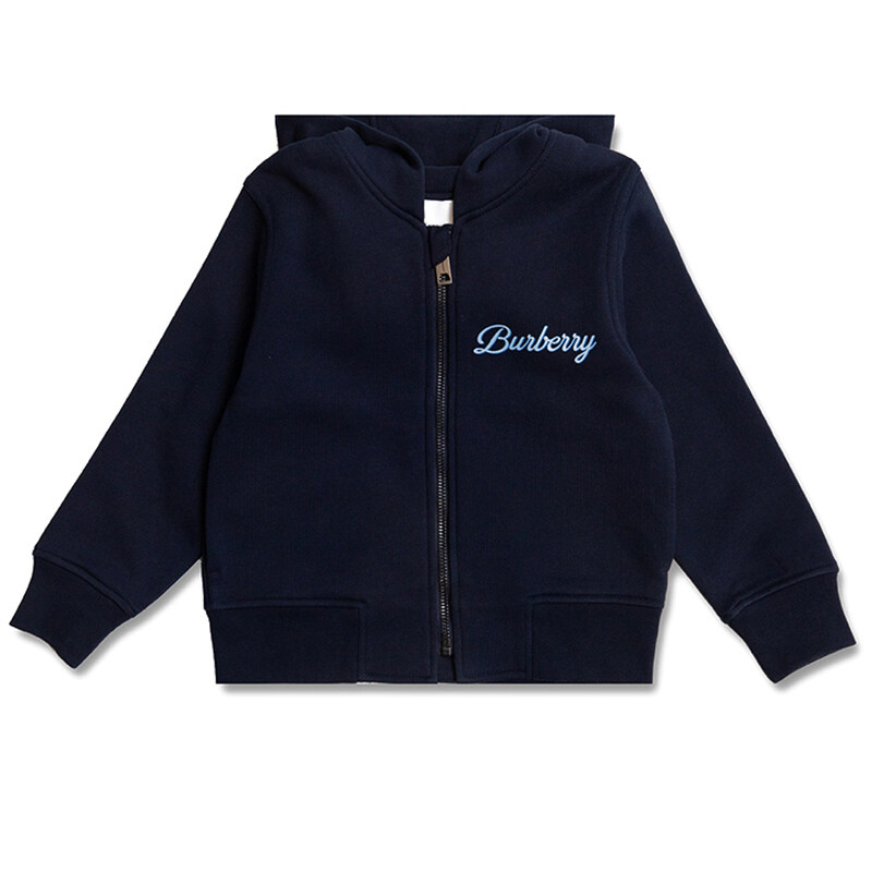 23SS 키즈 여성 백 로고 프린트 후드 자켓 8061430 - Burberry