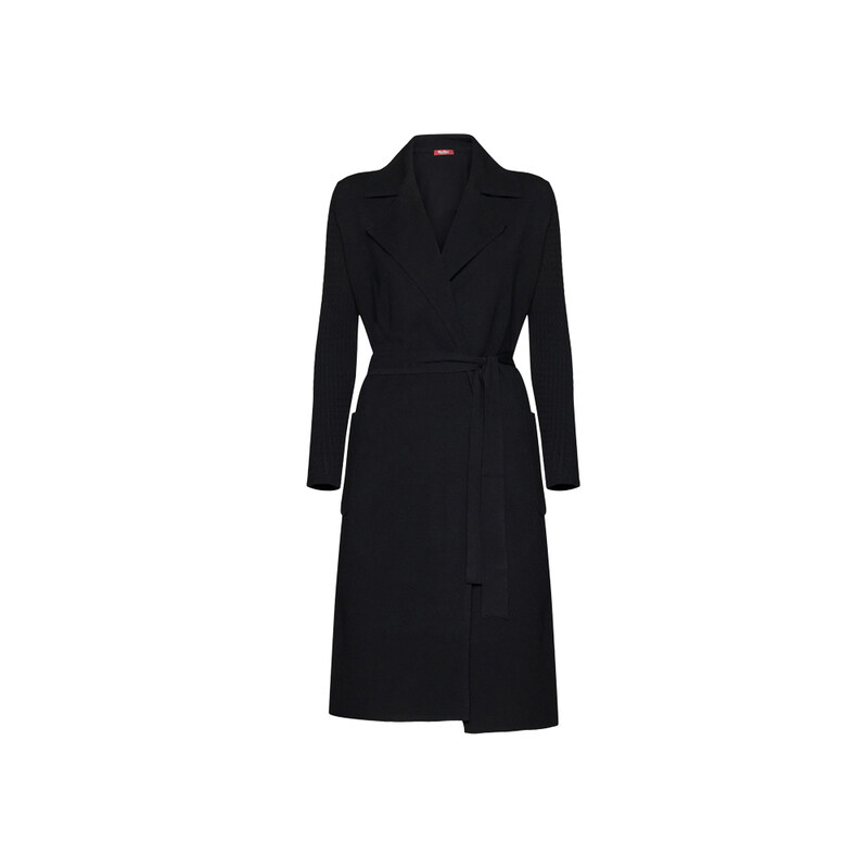 23FW GETTI 벨티드 롱 가디건 블랙 2363160239 001 - Max Mara