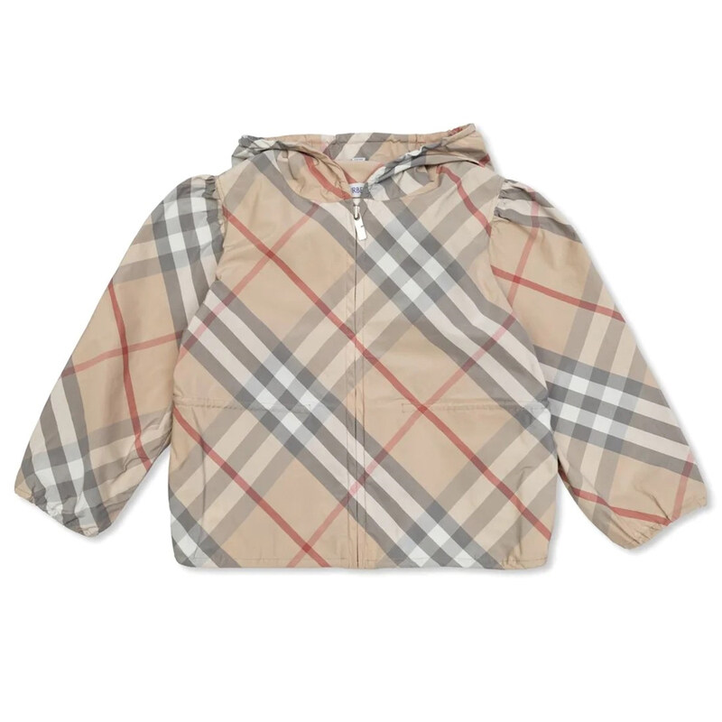 24FW 키즈 여성 빈티지 체크 후드자켓 8088538 - Burberry