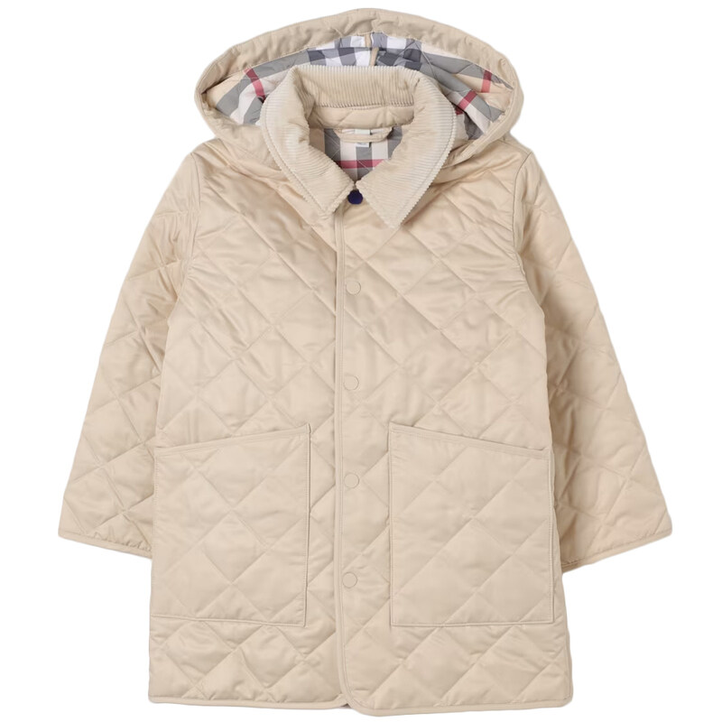 25SS 키즈 여성 다이아몬드 퀄팅 패딩 자켓 8092530 - Burberry