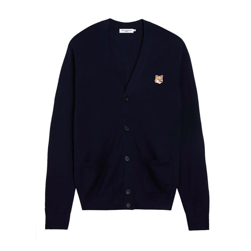 25SS 여성 폭스 헤드 가디건 GU00542KT1036 P480 - Maison Kitsune