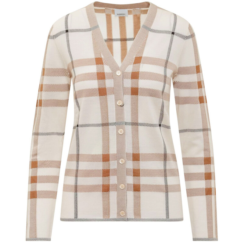 24FW 라마나 RAMANA 체크 가디건 소프트샌드 8052401 - Burberry
