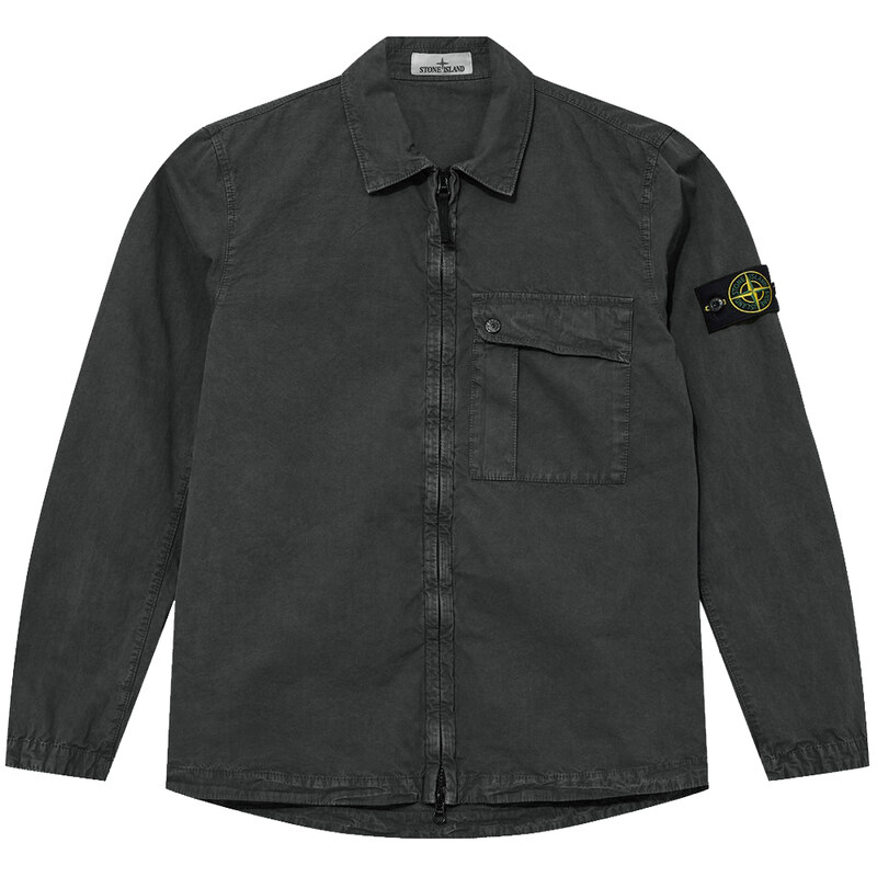 24SS 와펜 패치 포켓 오버 셔츠 자켓 8015119WN V0165 - Stone Island