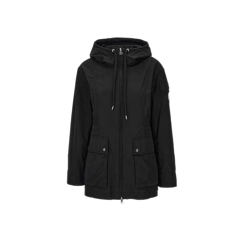 24SS LEANDRO 로고 패치 후드자켓 1A001 33 549P3 999 - Moncler