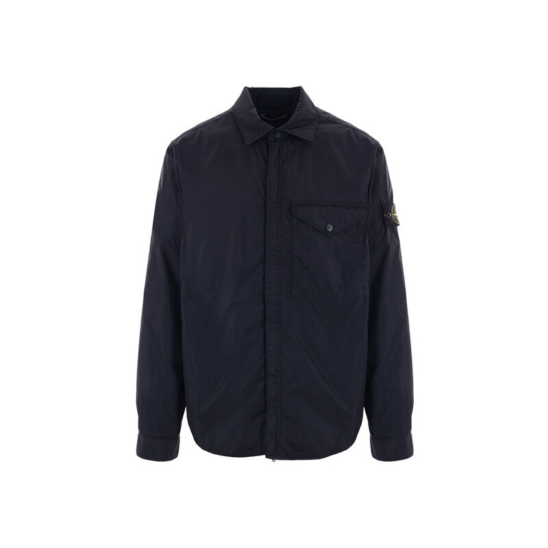 24FW 와펜 크링클랩스 셔츠 자켓 8115Q0123 V0020 - Stone Island