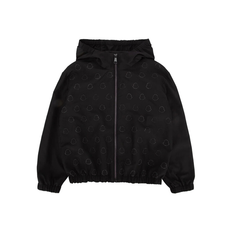 24SS 키즈 여성 로고 자카드 자켓 1A000 87 595HQ 999 - Moncler
