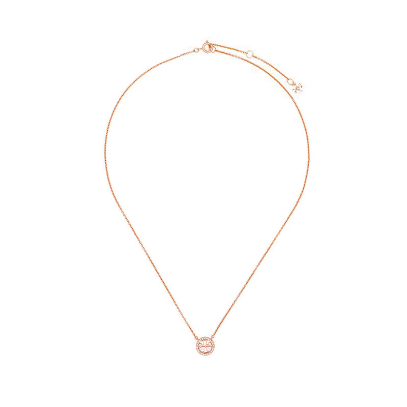 25SS 크리스탈 로고 델리킷 넥클리스 53420 696 - Tory Burch
