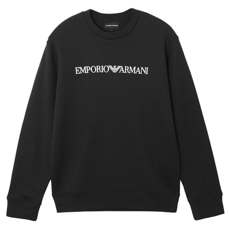24FW 루버 시그니처 로고 맨투맨 8N1MR6 1JRIZ F009 - Emporio Armani
