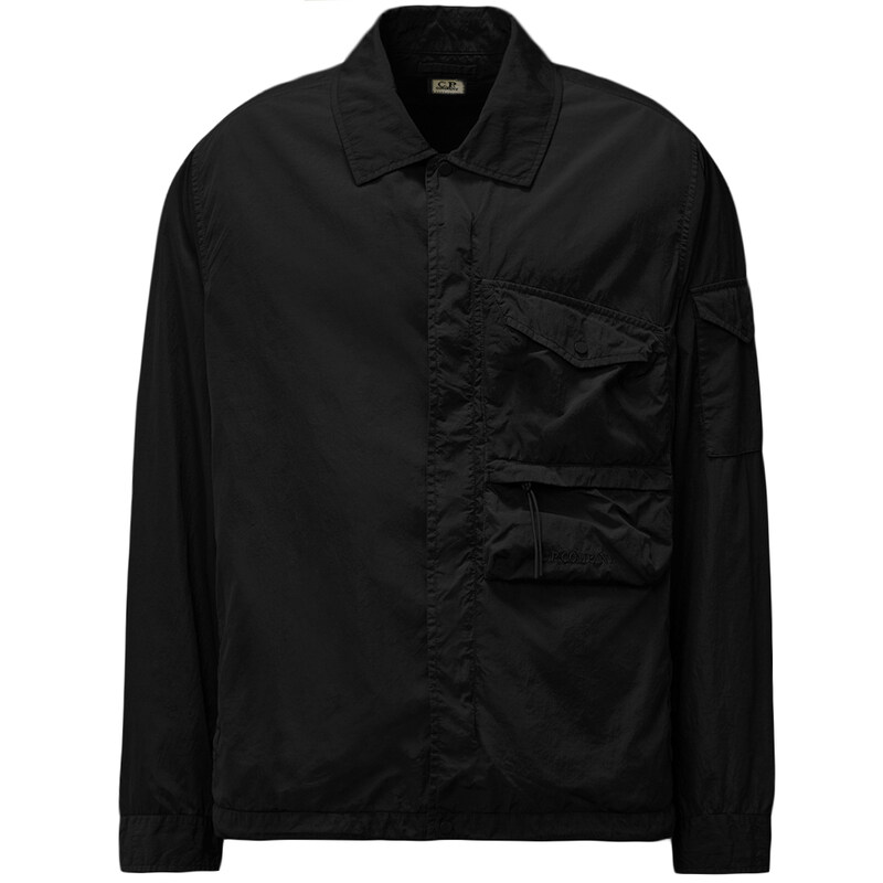 24FW 크롬R 셔츠자켓 블랙 17CMOS090A 005904G 999 - CP company