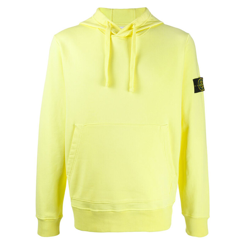 11주년 와펜 패치 후드티 레몬 721564151 V0031 - Stone Island