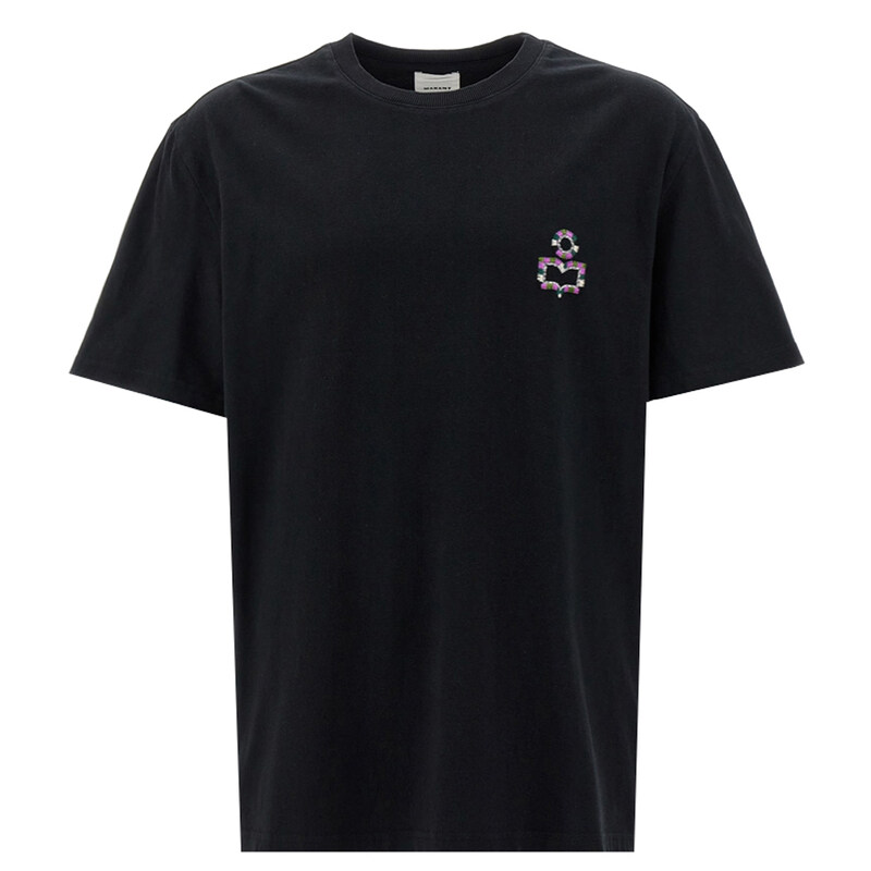 24SS 휴고 HUGO 자수 티셔츠 TS0149HB B1N02H 01BK - Isabel Marant