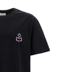 24SS 휴고 HUGO 자수 티셔츠 TS0149HB B1N02H 01BK 썸네일 3