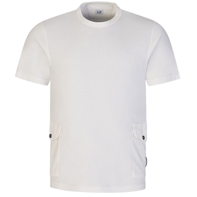 23SS 렌즈 와펜 포켓 티셔츠 14CMTS316A 005697G 103 - CP company