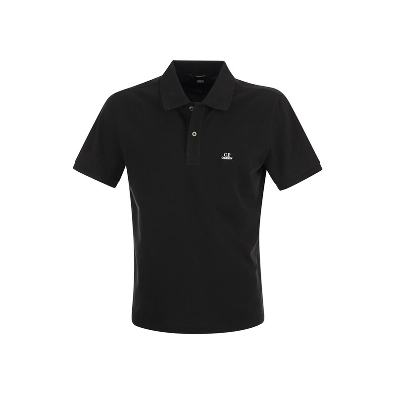 23FW 로고 패치 폴로 티셔츠 15CMPL094A 005263W 999 - CP company
