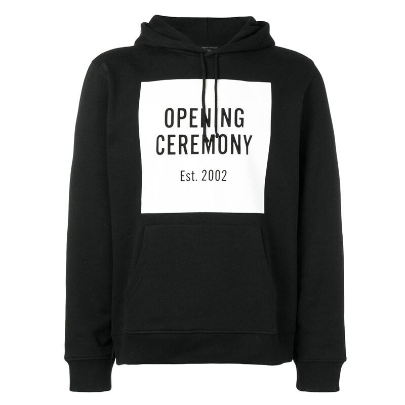 11주년 로고 후드티 블랙 P28TCN22134 0001 - Opening Ceremony