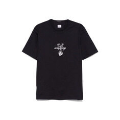 25SS 로고 자수 티셔츠 블랙 18CMTS109A 110301W 999 썸네일 1
