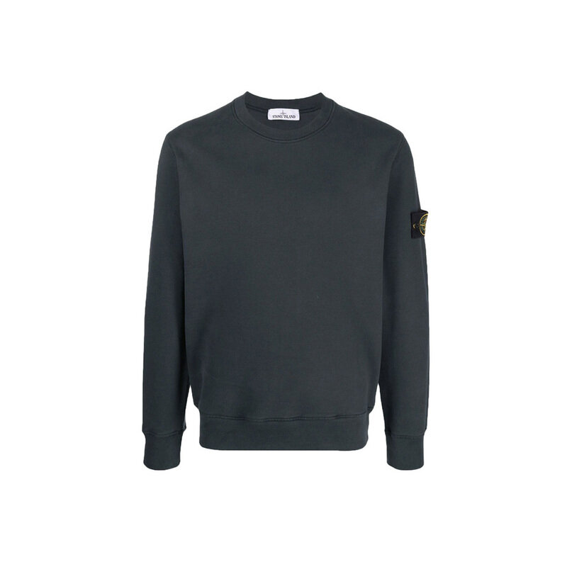 14주년 와펜 기모 맨투맨 네이비 751563020 V0020 - Stone Island