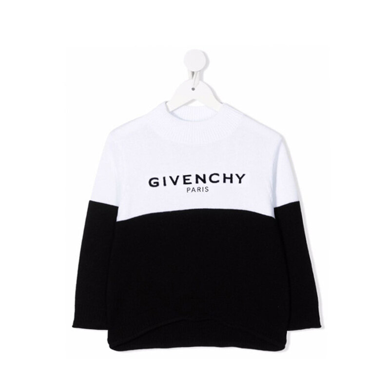 21FW 키즈 인타르시아 로고 니트 H15221 M41 - Givenchy