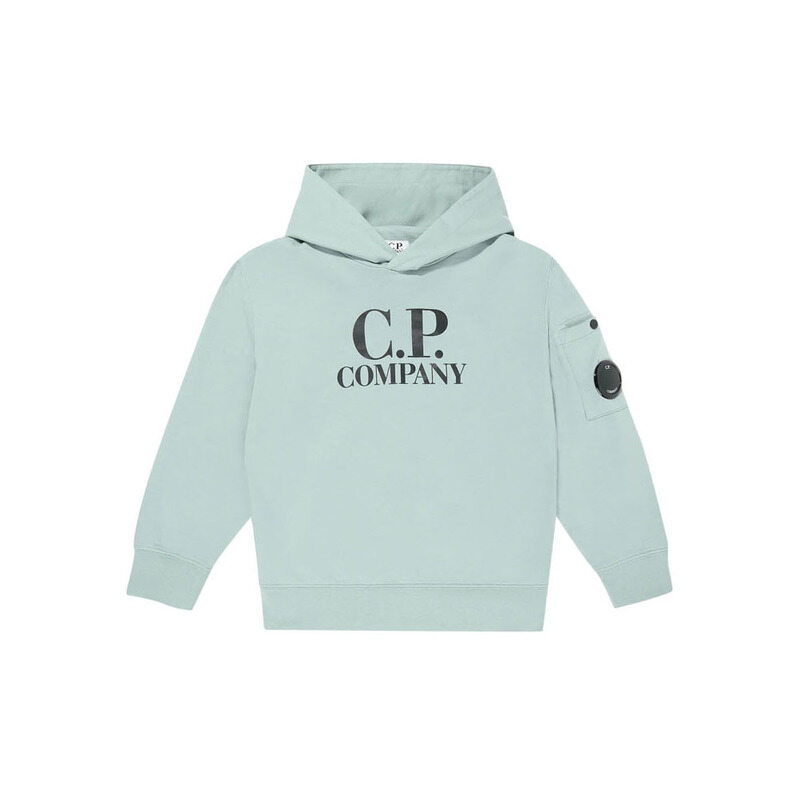25SS 키즈 여성 로고 후드티 18CKSS071C 00LCC02 611 - CP company